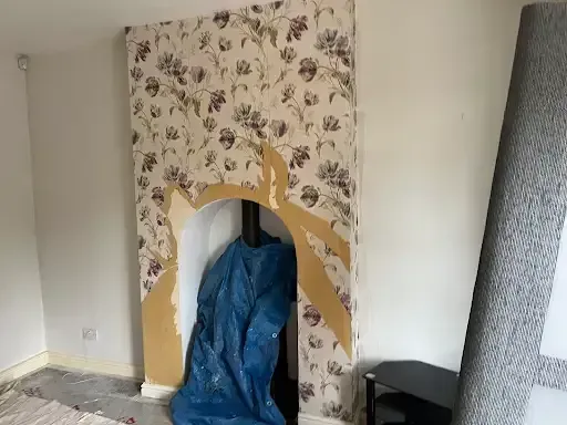 Before decorating project 2